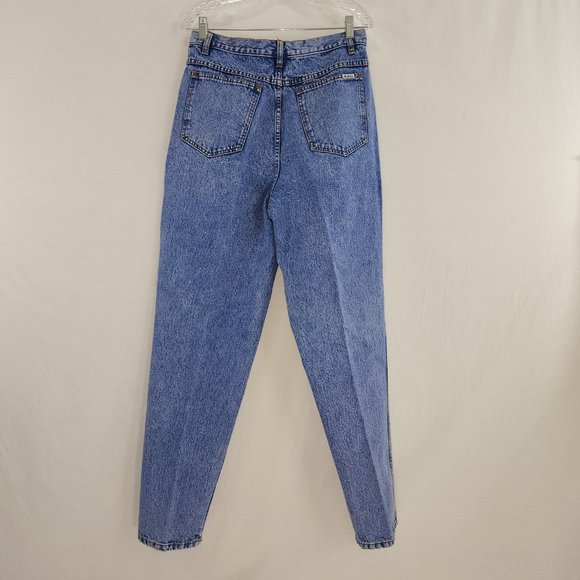 VINTAGE Bill Blass High Rise Relaxed Fit Mom Jeans Size 14 100% Cotton Exc. Cond - Picture 2 of 16